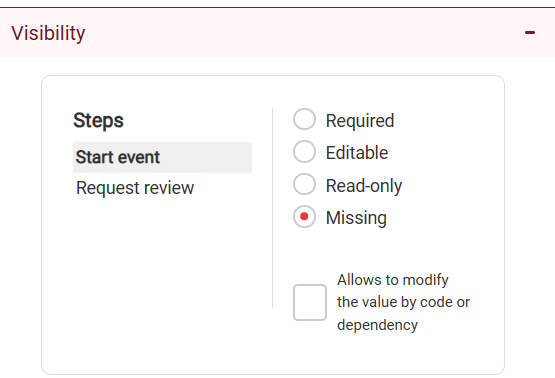Example of the flow with defined tasks
