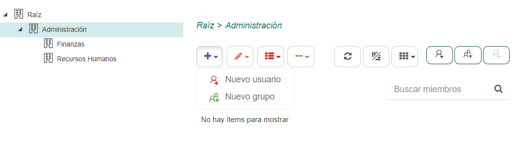 Creación de usuarios y grupos