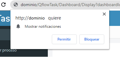 Configurar notificaciones en navegador Google Chrome.