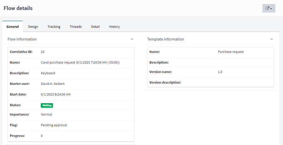 general audit view qflow task